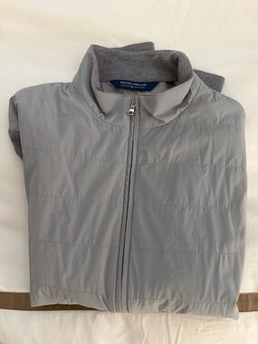 Peter Millar Crown Crafted Light Gray Jacket - Medium